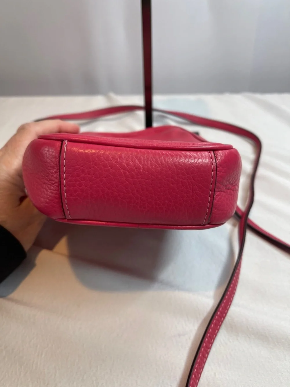 Coach M3023-C0736 North/South Zip Crossbody Leather Pink - Picture 5 of 10